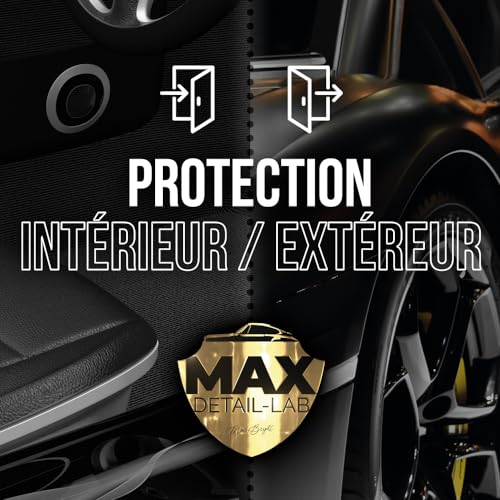 Detailing Pack - Kit Nettoyage Voiture avec Accessoires, Lavage Extérieur Intérieur, Nettoyant Jantes, Shampoing, Cire Liquide, Brillant Pneu Plastique, Entretien Cuir Vitre Auto Moto – Image 3