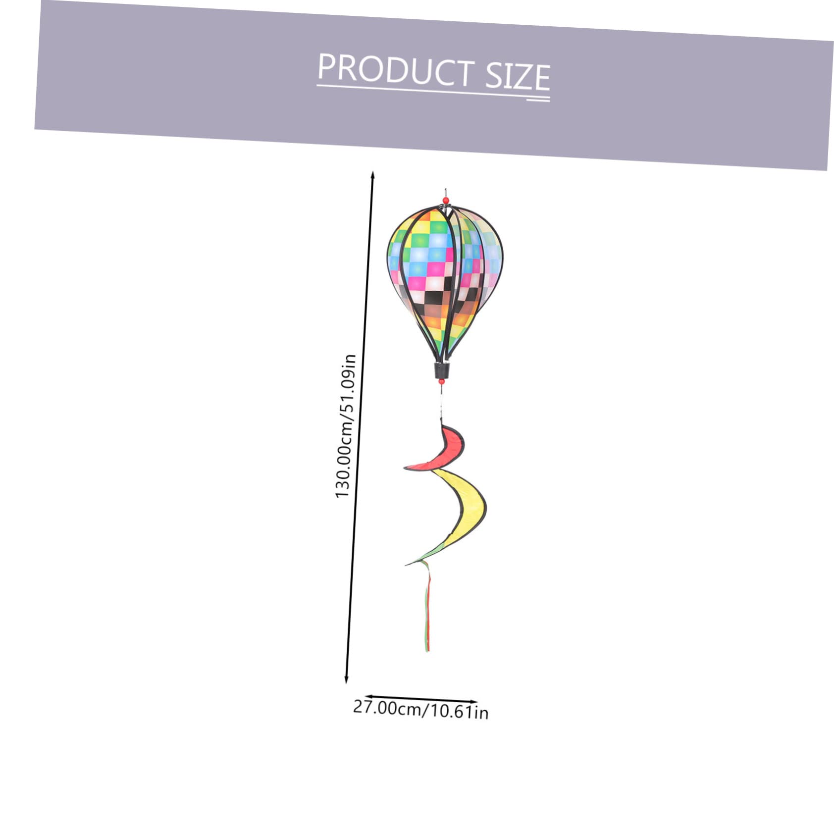 Parliky Spiral Balloon Windmill Decorations 3pcs Outdoor Garden Windmill Spinners for Decorative Use