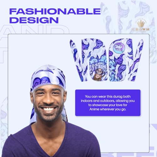 Durag de luxe soyeux compression optimale et coutures quadruples Blanc Gear5