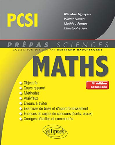 スマホ 無料電子書籍 Mathématiques PCSI - 4e édition actualisée バイ