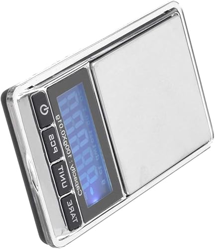 Miniatura 3 de Escala digital 17.64 oz/0.00 oz portátil de bolsillo mini LCD Balanza de peso - axGear