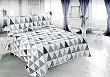 Marina Decoration Rich Printed Embossed Pinsonic Coverlet Bedspread Ultra Soft 3 Piece Summer Quilt