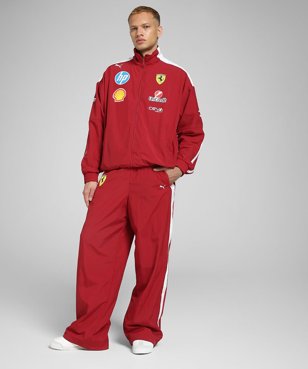 PUMA Scuderia Ferrari F1 2025 T7 Oversized Fahrerhose - Rot - Größe: M