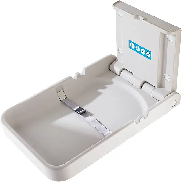 Table à Langer Mural Verticale BéBé avec Panneau, Modèle Gris M-B1