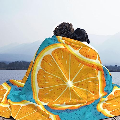 Couverture canapé flanelle orange pour vos soirées cocooning - 8