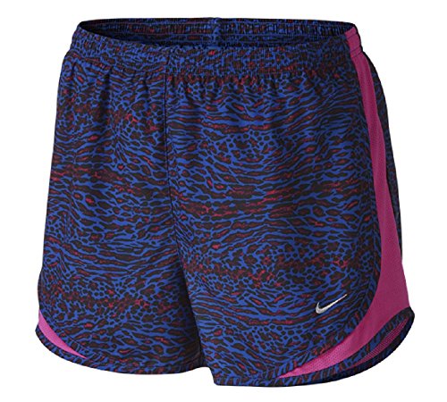 Image of Nike Women's Dri-FIT Venom Tempo Shorts Game Royal /Vivid Pink /Matte Silver Shorts XS X 3.5