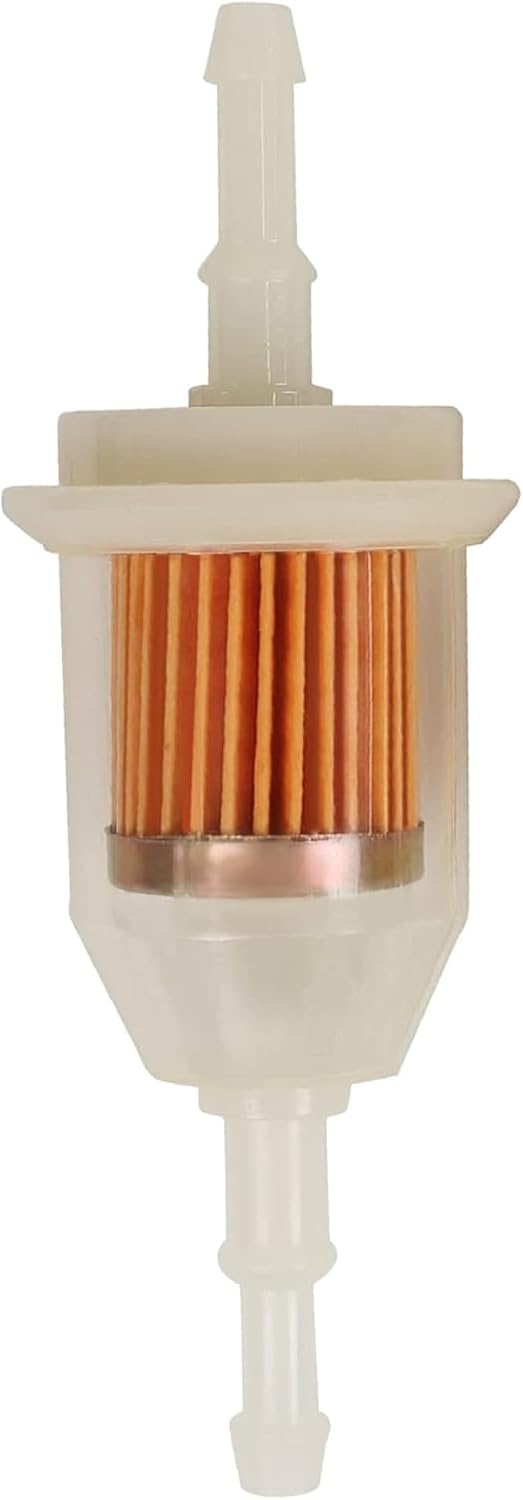 5x In line Fuel Filter 1/4" | Golf Cart Fuel Filter Compatible with Yamaha | Club Car | Ezgo