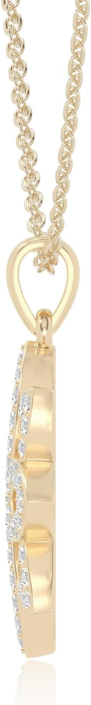 Natural Gemstone Flower Design Pendant Necklaces for Women in Silver/18K Yellow/Rose Gold Vermeil, Birthstone Jewelry Gifts for Her Birthday, Anniversary, Christmas,Graduation - Image 4