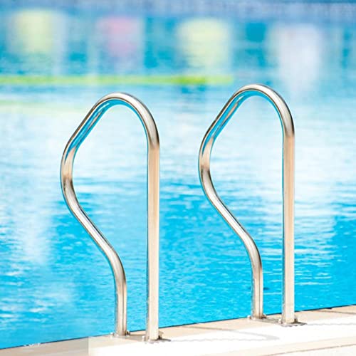Baranda para piscina de acero inoxidable 1 pieza miniatura 1