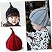 CALLARON Boys and Girls Pointy Knitted Beanie Fashion Winter Hat for Boys/Girls (Wine)