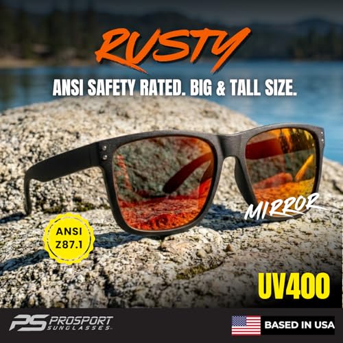 Image of proSPORT Aviator Big & Tall Sunglass Mens Oversize Extra Large & Wide Fit Polarized Available