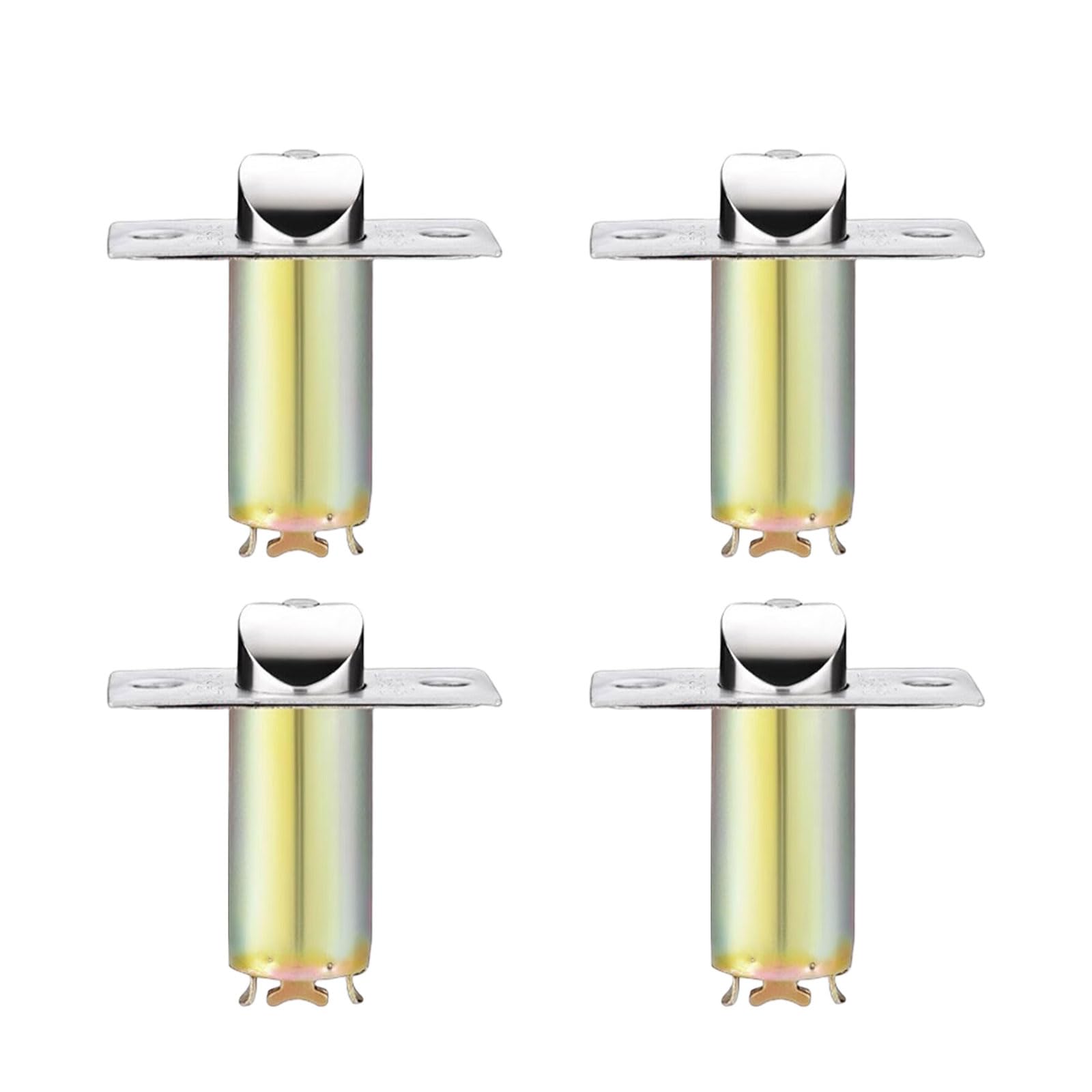 Gtylf 70Mm 4Pcs Locking Tongue Hardware Universals Single Body Tongue Round Balls Door Knob Body Cores Lockcase Repair Fittings