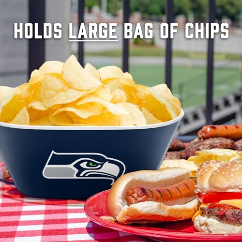 Image of YouTheFan NFL Seattle Seahawks Large Party Bowl