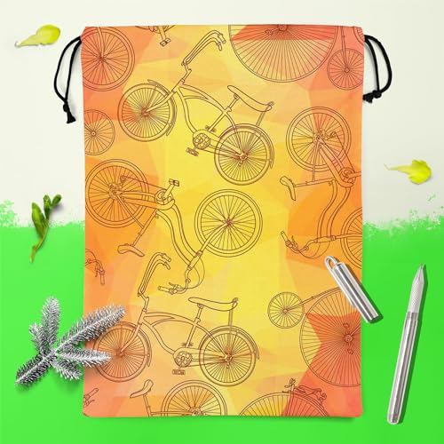 Image of ArtzFolio Bicycles D5 | Reusable Sack Bag | Bag for Gym, Storage, Vegetable & Travel