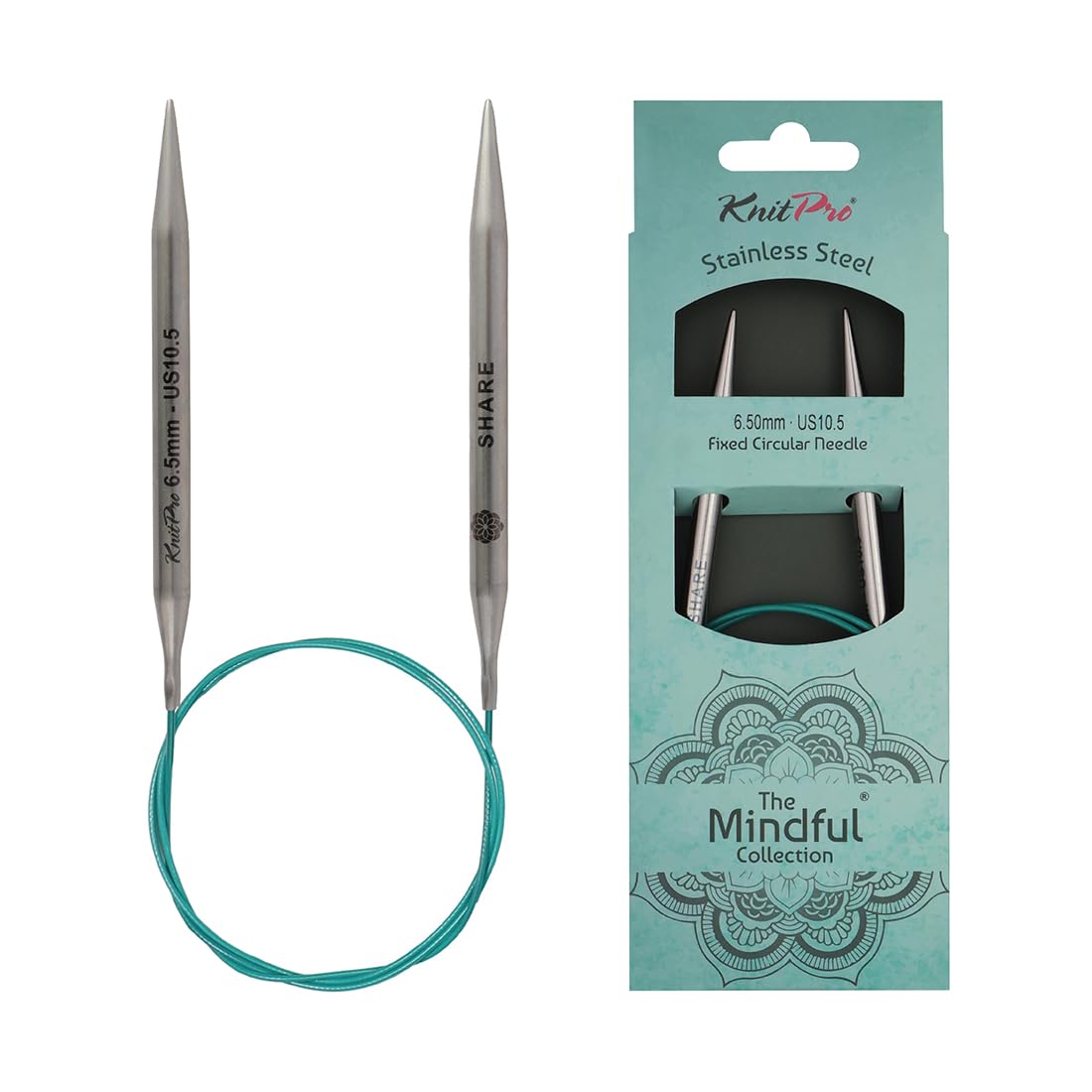KnitPro The Mindful Collection Fixed Circular Needles 40" (100cm) | Size 6.50mm
