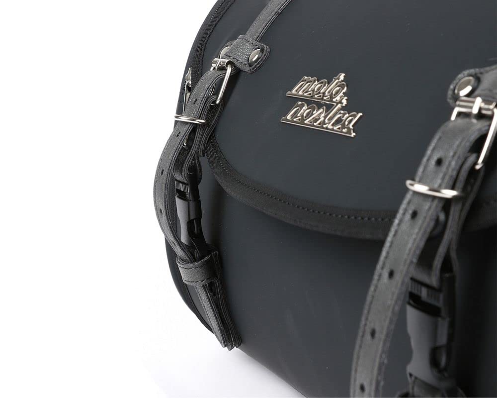 MOTO NOSTRA Koffer Gepäckträger 480x300x270mm 35 Liter schwarz kompatibel Vespa Lambretta ET4 S50-150