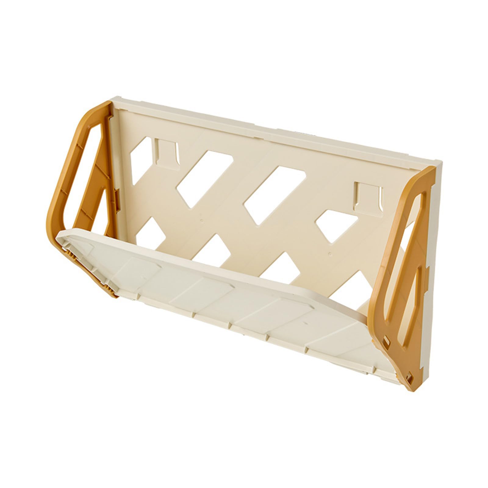 NVOQILIN Space Saving Foldable Shoe Storage Rack Wall Mounted Frame Easy Installation Shelf for Apartments Wall Shoe Shelf