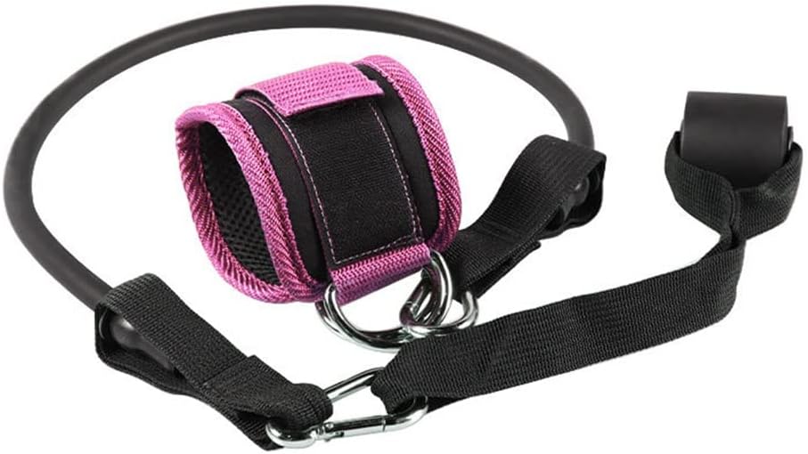 Latex Resist Band Ankle Buckle 3PCS Set Leg Muscle Trainer Hip Training Straps With Door Exercise Accessories