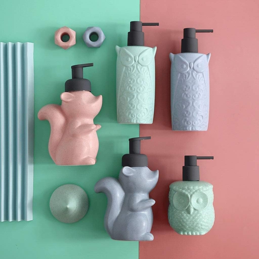 Z matową ceramiką Urocza sowa 840 ml / 28,4 uncji Prysznic o dużej pojemności do kuchni Premium(E)