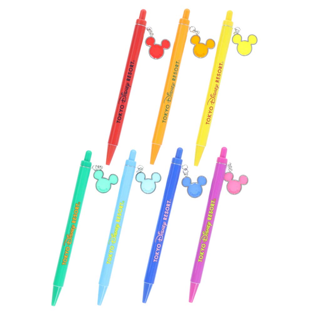Amazon | ミッキー マウス ボールペン 7本 セット インク 黒 (ミッキー