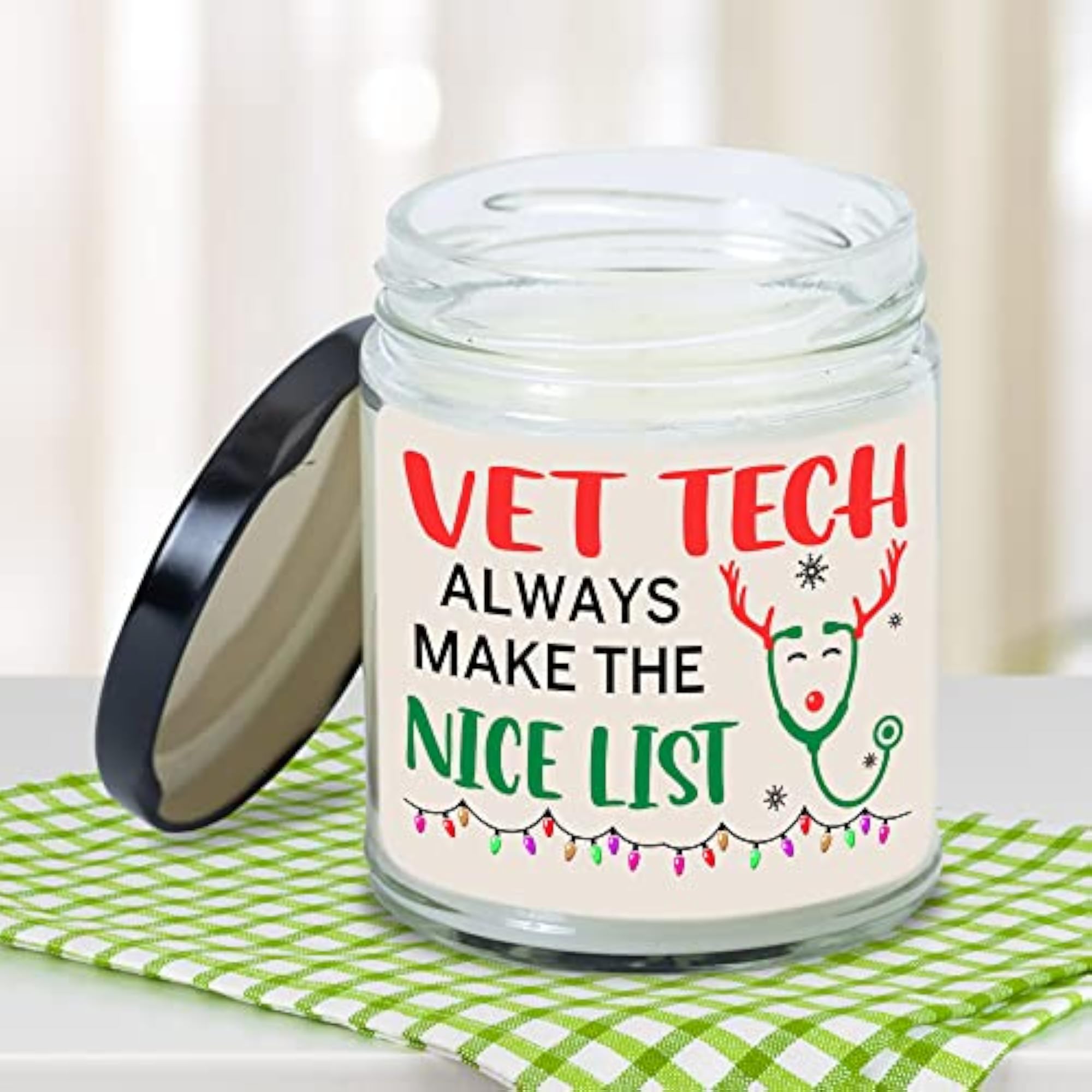 Vet Tech Candle, Always in Nice List