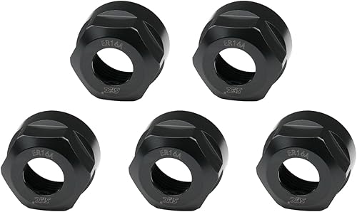 Miniatura 28 de ZAC ER32 Tuercas de sujeción 5 Uds. ER32-UM Tuercas de sujeción para mandril de fresado CNC, tornillo de rosca de torno M40x1.5
