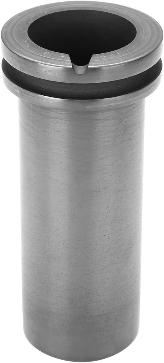 Efficient Graphite Crucible for Metal Melting, 1kg Capacity, Ideal for Gold, Silver, and Scrap Furnace Casting with Superior Thermal Conductivity (1KG) (2kg) (3KG)