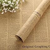 Photo Gallery qiuming 20 pz/lotto 50 * 70 cm doppio giornale inglese/carta da regalo carta kraft retro carta kraft in inglese regali di san valentino Photo Gallery qiuming 20 pz/lotto 50 * 70 cm doppio giornale inglese/carta da regalo carta kraft retro carta kraft in inglese regali di san valentino