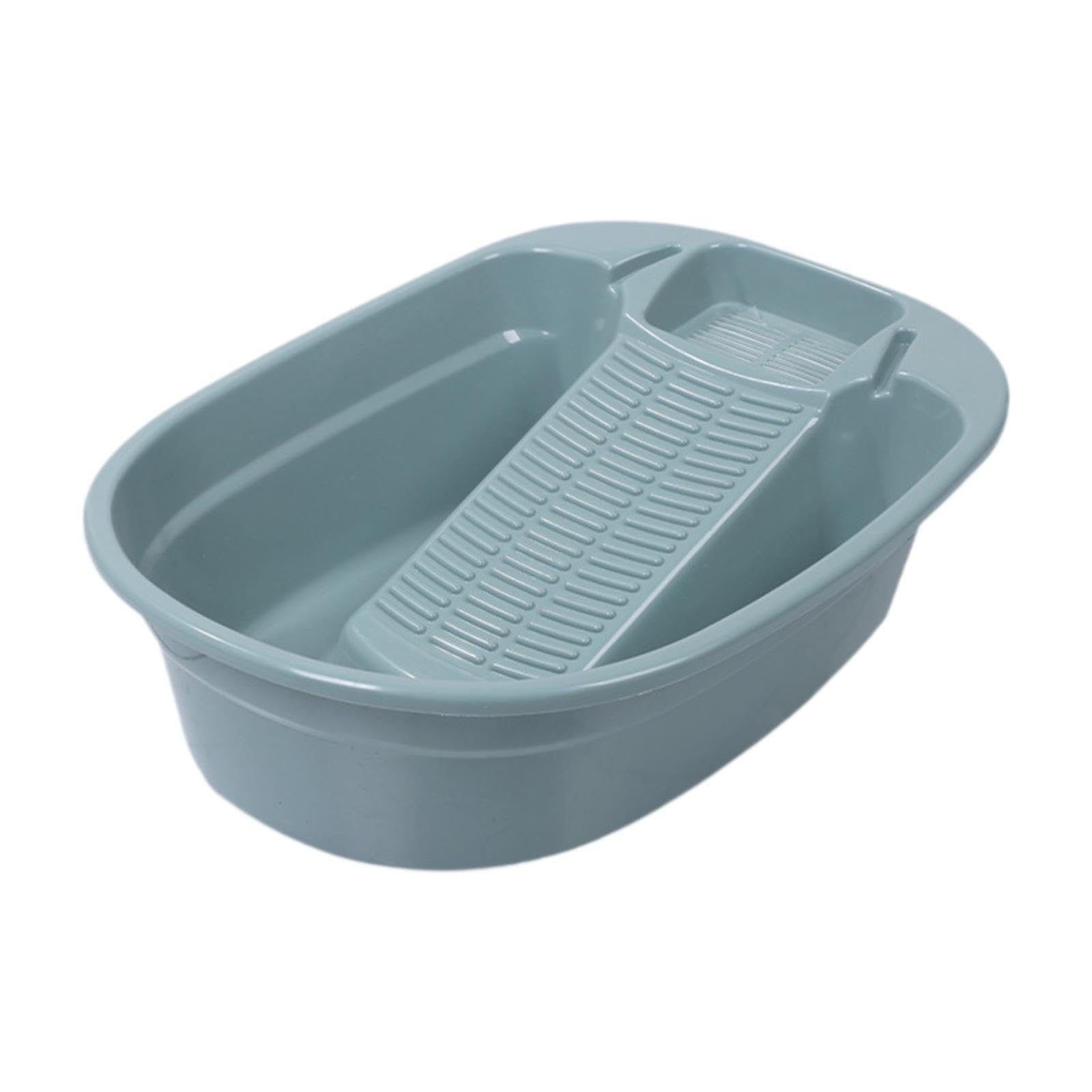Strumenti per la pulizia del lavandino con, turchese, 41x32.5x15 cm | bucato a mano Attività quotidiane di lavanderia Forniture per la casa incluse Il lavandino per il è adatto per la casa con