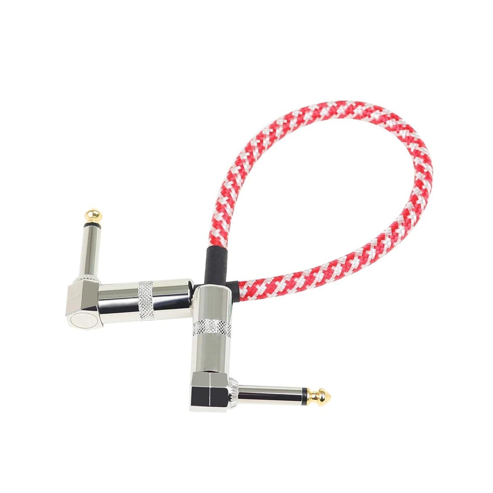 Kabel audio do gitary Wzmacniacz muzyczny do gitary elektrycznej i basu akcesoria do instrumentów strunowych 6 plecionych kabli