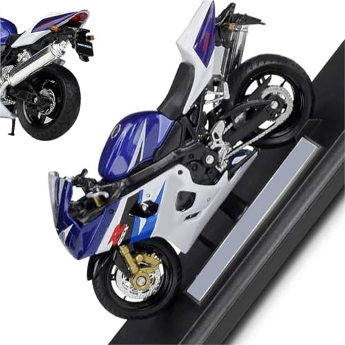Moto Suzuki GSX-R750 1:18 modèle réduit de collection en métal injecté pour passionnés