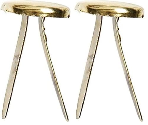 Attaches parisiennes, L: 20 mm, or, 70pièces (Lot de 2)