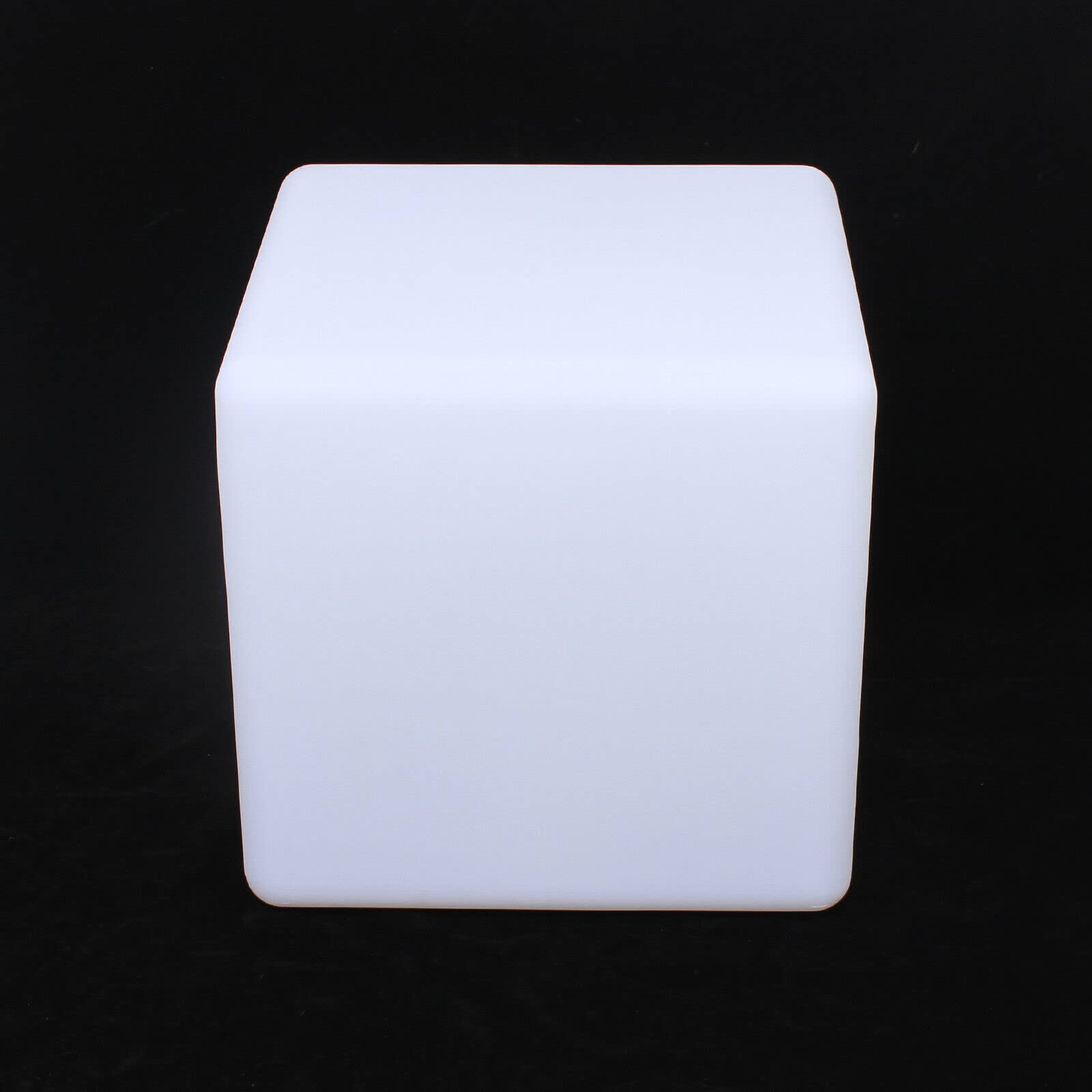 Shining Cube LED-Würfel (30cm) weiß, mit Infrarot-Fernbedienung (7 Farben), Leucht-Würfel für außen und innen, als Deko, Tisch oder Hocker