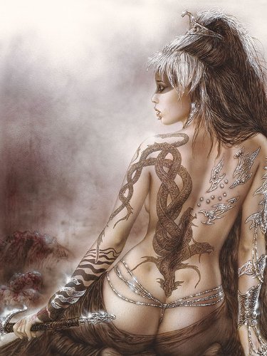 Luis Royo Toile Motif Subversive 60 x 80 cm