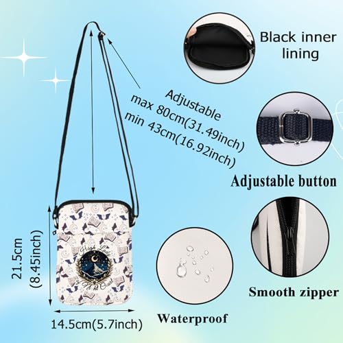 G2TUP Bookish Readers Crossbody Bag Books Lover Gift High Lady Bookish Shoulder Bag Bookworm Merch2