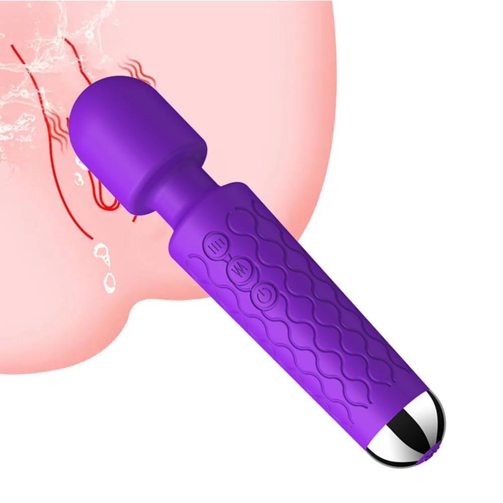 Female Clitoris Vibrator Women Sex Toy Vibrator AV Wand Rechargeable Powerful Vibration G-spot Stimulator Clit Labia Massager Orgasm