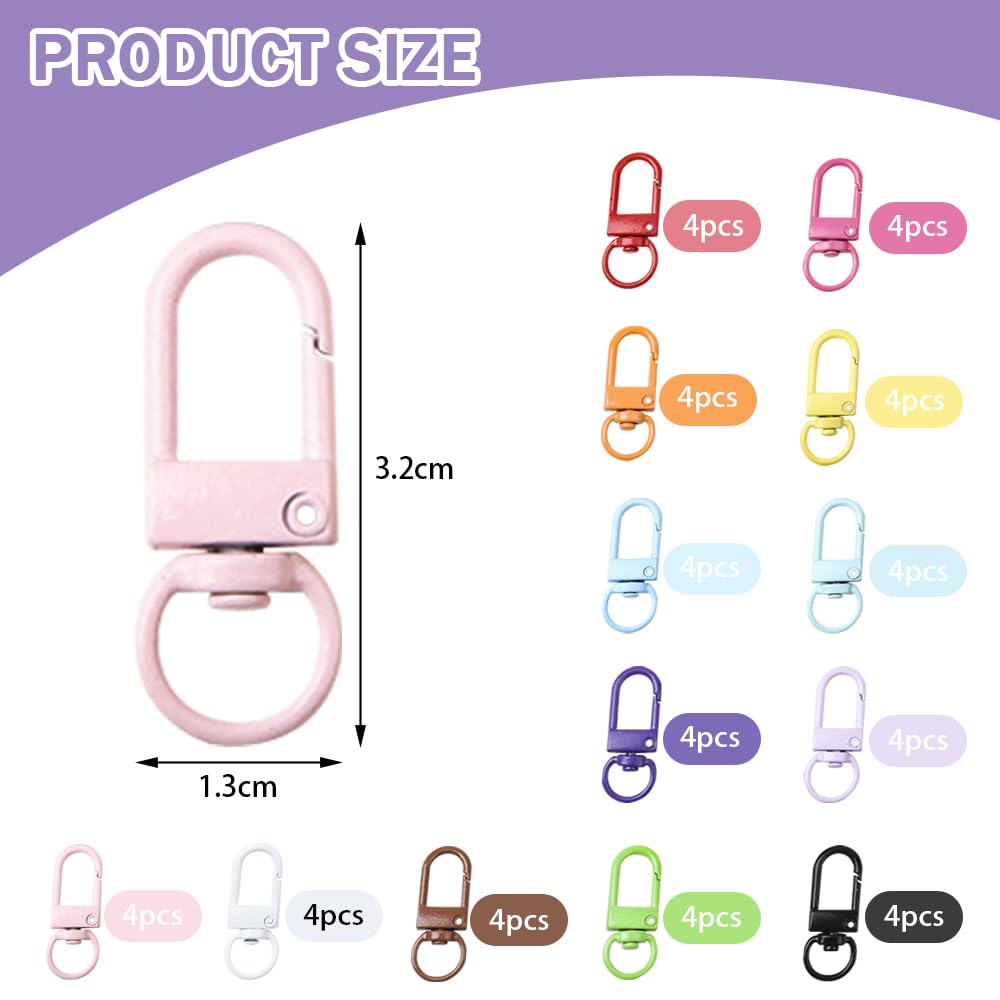 TNSLAND 20 pièces Mousqueton Porte-clés, Fermoirs À Griffes De Homard en Métal, Mousqueton Rotatif pour clés Crochet de Homard pour clés Sacs Jouets à Suspendre Accessoires DIY TNSLAND 20 pièces Mousqueton Porte-clés, Fermoirs À Griffes De Homard en Métal, Mousqueton Rotatif pour clés Crochet de Homard pour clés Sacs Jouets à Suspendre Accessoires DIY