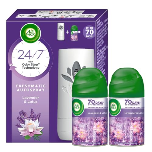 Air wick Freshmatic Machine + 2 Lavender Refill Combo 250 Ml Each...