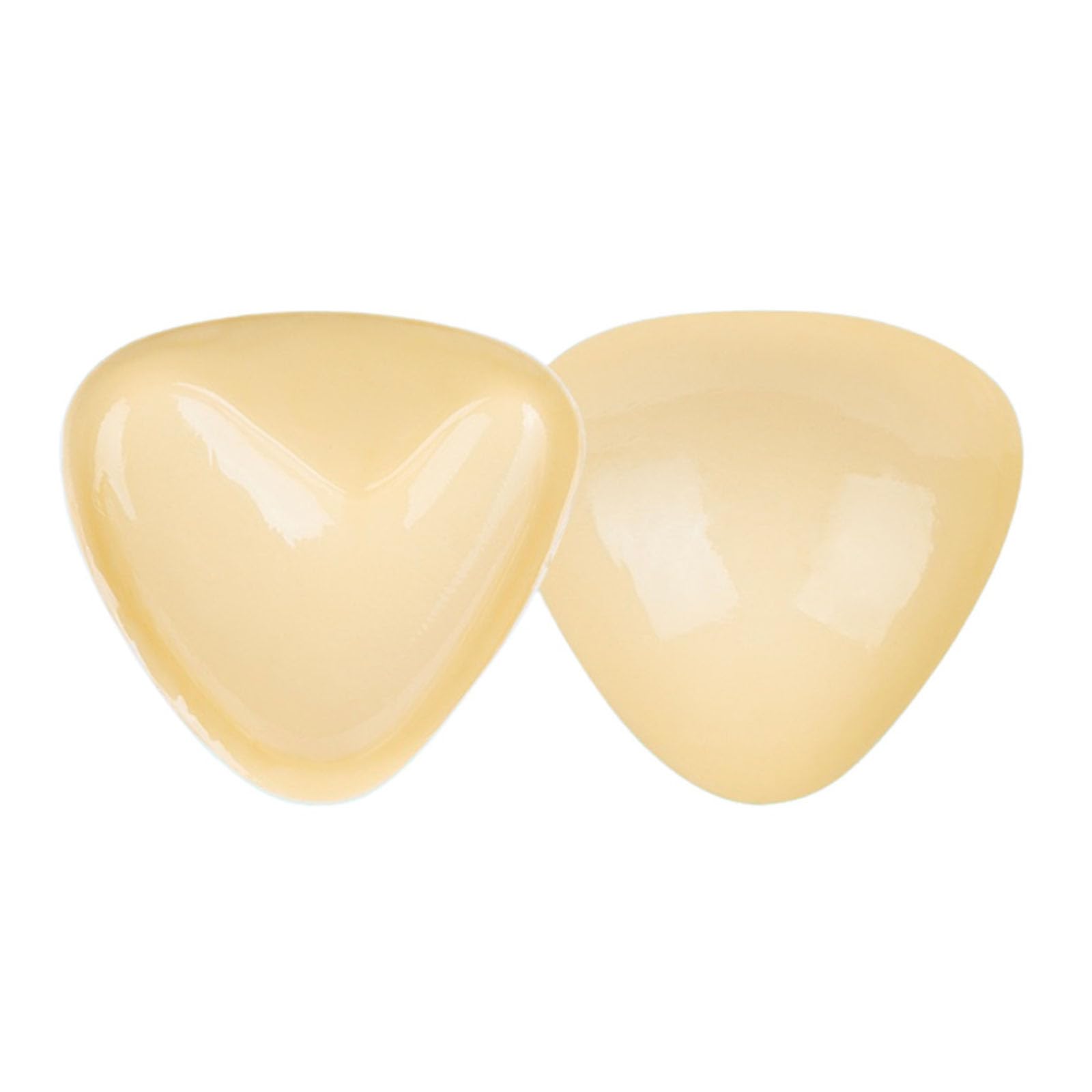 Zkzfcai Women's 1# Double Sided Sticky Bra Inserts, Invisible Adhesive Bra Push Up Bra, Push Up Breast Pads Reusable Washable Boobtapes Reusable For Girls Bra Any Cup Cover (1#)