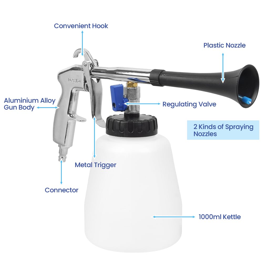 Worparsen Druckluft-Reinigungspistole - Für Auto & Haus