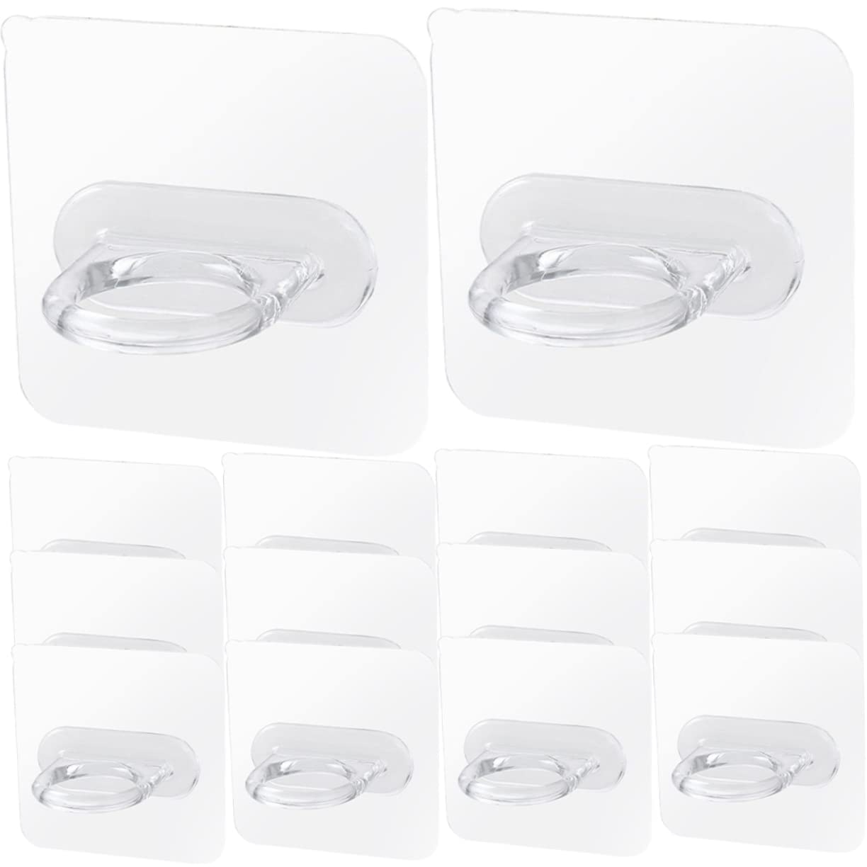 Cabilock Sticky Wall Hooks 30pcs Adhesive Wall Hooks Adhesive Shower Caddy Spray Bottle Hanger for Kitchen Bathroom