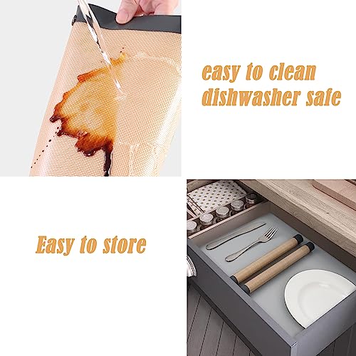 Ailifeer Leak Free Non Stick Silicone Baking Mat,Silicone Oven Liners, Corners Can Be Snapped Together, Bpa Free, For Pans, Air Fryers, Ovens, Placemats (16.54Inch*11.61Inch) #TOP4
