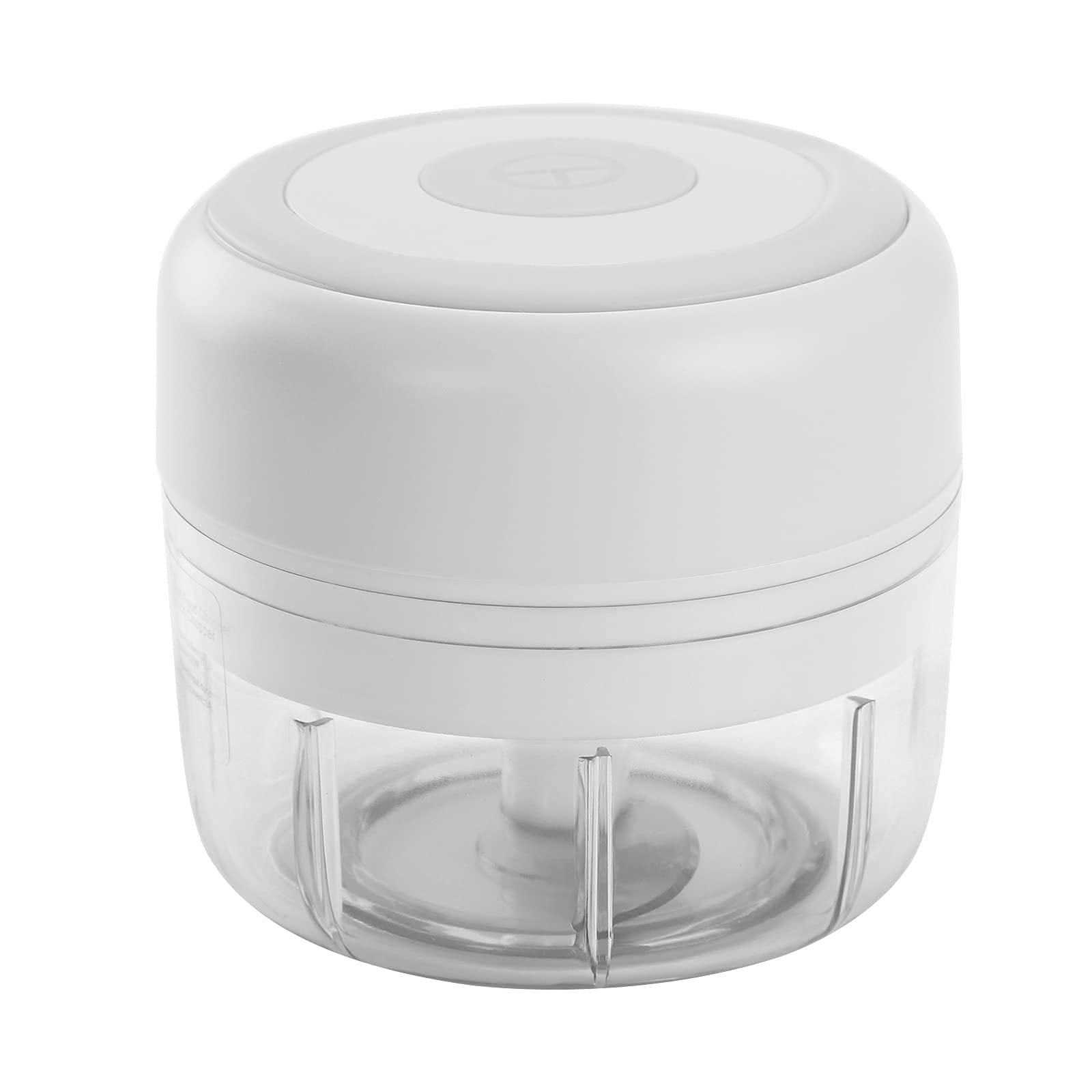 CJCSM Picadora de Alimentos portátil, Mini picadora de ajo eléctrica inalámbrica, Picadora de Corte de Alimentos con Carga USB, Picadora de ajo para Verduras Frutas Nueces Pimienta Cebolla