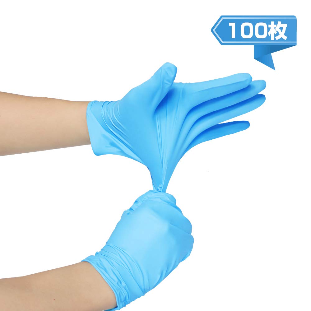 Amazon Joysky 使い捨て手袋 ゴム手袋ニトリル手袋100枚 滑り止め 作業用 医療用 調理用 粉なし 防水耐油 トイレ 掃除 介護用品 食品衛生法適合 S Joysky パソコン 周辺機器 通販