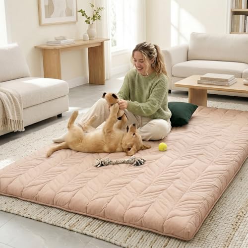 Image of ZonLi Japanese Floor Mattress Futon Mattress Full Size, Thicken Roll Up Tatami Mat 100% Cotton Washable Cover, Portable & Foldable Floor Bed Mattress for Sleeping, Dormitory, Adult, Coffee