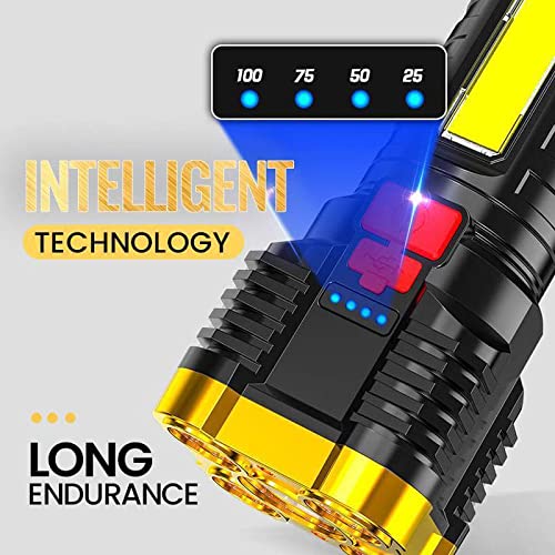 lanterna led recarregavel 4 leds mas forte do mundo USB camping