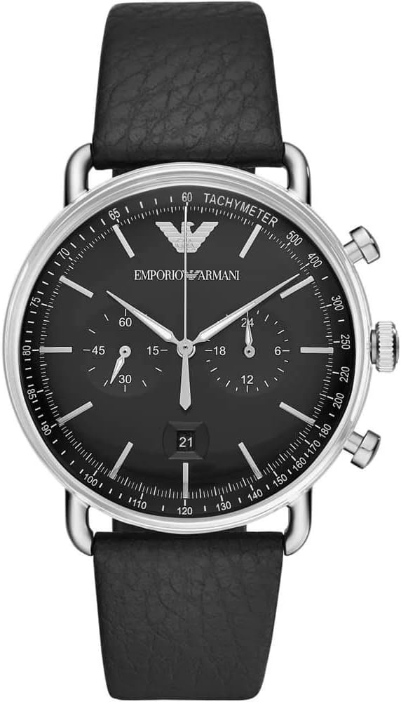 Men's Chronograph, Stainless Steel Watch, 43mm case size