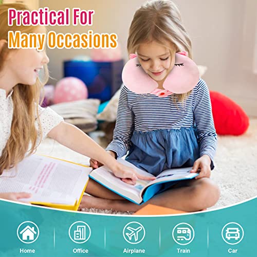 Specialyou Kids Unicorn Travel Neck Pillow For Airplane, Car, Train Neck Support For Sleeping Resting, Soft Memory Foam Insert And Cute Pink Unicorn Animal Plush Pillow Cover Chirldren Gifts #TOP5