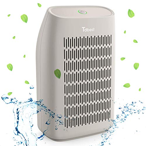 Tdbest Dehumidifier Electric Home Mini Dehumidifiers for Bedroom, Bathroom, Kitchen, Caravan 700ml (24fl.oz)