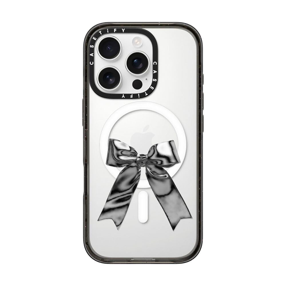 Amazon.co.jp: CASETiFY Impact Metallic Ribbon Case for iPhone 16
